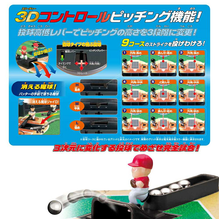 子育ての店 ベビー・キッズの野球盤 スーパーコントロール ゲーム 野球盤 プレゼント クリスマス ギフト おもちゃ エポック社｜アングル2