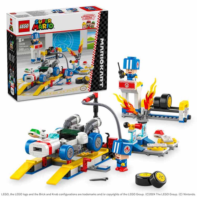乐天商城 - レゴ LEGO 72035 SUPER MARIO スーパーマリオ マリオカート キノピオのガレージ キノピオ ガレージ マリオカート(TM) キノピオ の ガレージ 72035 レゴ クリスマス プレゼント
