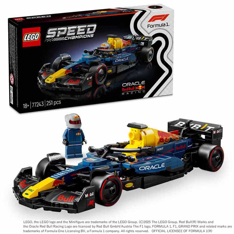 乐天商城 - レゴ LEGO 77243 SPEED CHAMPIONS スピードチャンピオン オラクル レッドブルレーシング RB20 F1 レッドブル Oracle Red Bull Racing RB20 F1(R) レースカー 77243 レゴ クリスマス プレゼント