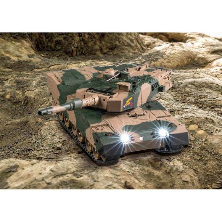 子育ての店 ベビー・キッズの陸上自衛隊 90式戦車 JRVK119-GRラジコン RC 陸上自衛隊 90式戦車 戦車 28分の1 完成品ラジコン ジョーゼン クリスマス プレゼント｜アングル2
