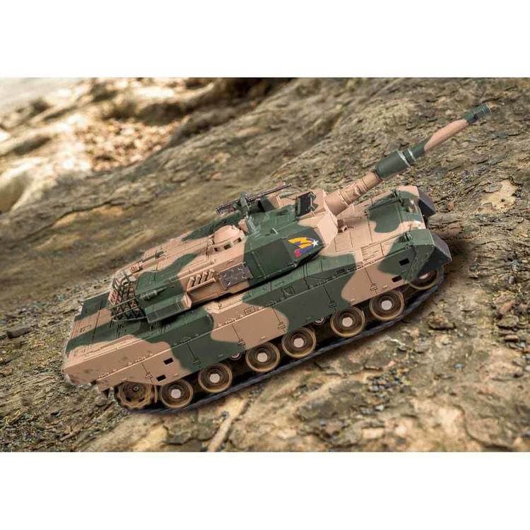 子育ての店 ベビー・キッズの陸上自衛隊 90式戦車 JRVK119-GRラジコン RC 陸上自衛隊 90式戦車 戦車 28分の1 完成品ラジコン ジョーゼン クリスマス プレゼント｜アングル3
