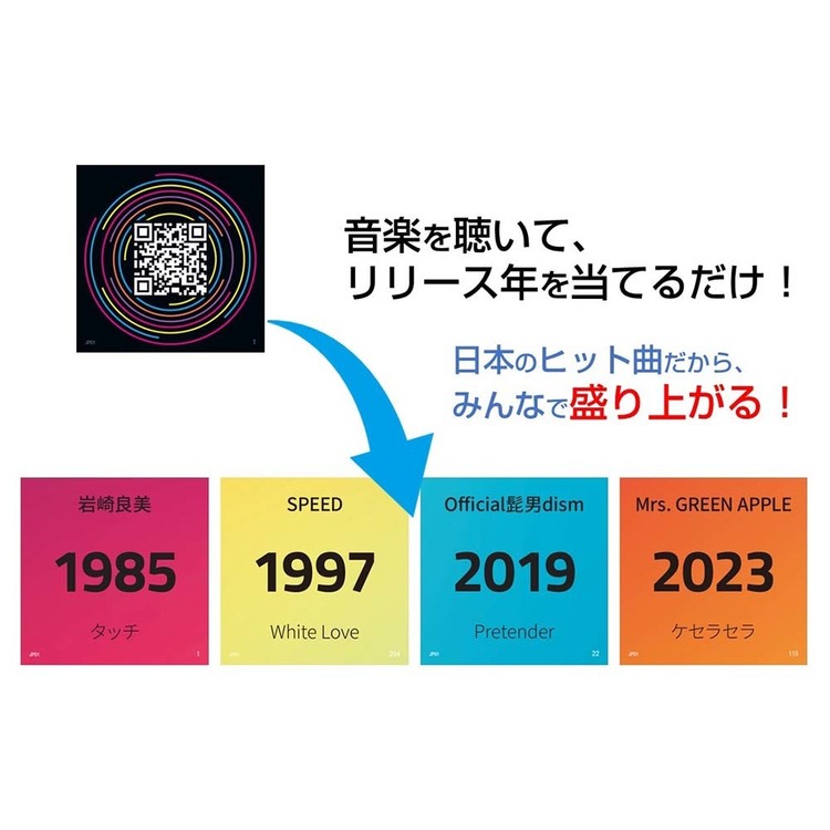 ＼対象商品まとめ買いで最大300円OFF！1/16 10時迄／HITSTER 日本語版 ボードゲーム カードゲーム テーブルゲーム アナログゲーム ジーピー 3