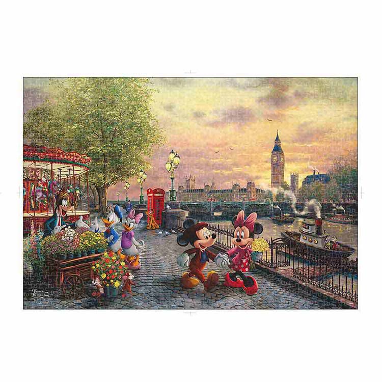 乐天商城 - Mickey and Minnie in London D-1000-853ジグソー パズル ディズニー Disney 1000ピース