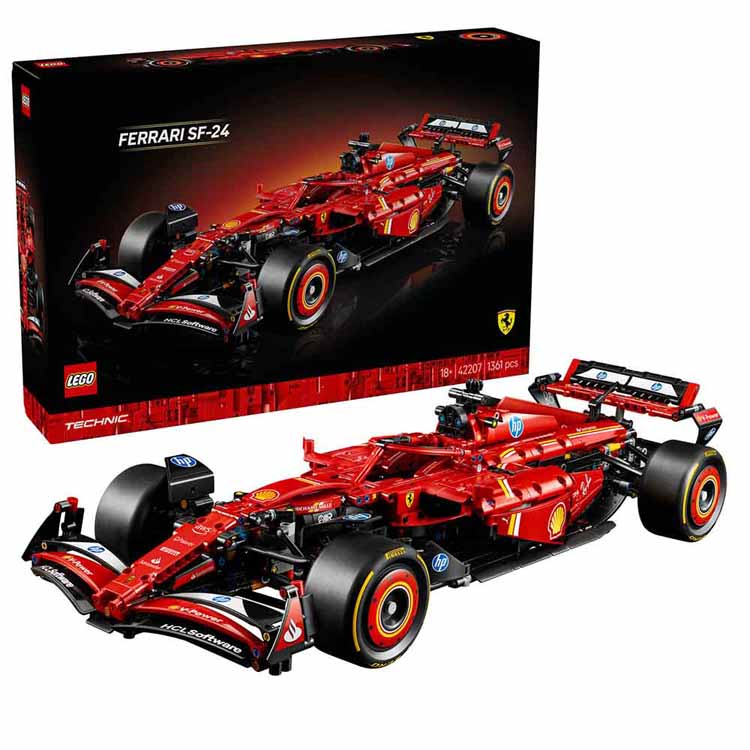 乐天商城 - Ferrari SF-24 F1 Car 42207おもちゃ 玩具 ブロック プレゼント 誕生日 クリスマス インテリア レース F1 大人レゴ TECHNIC