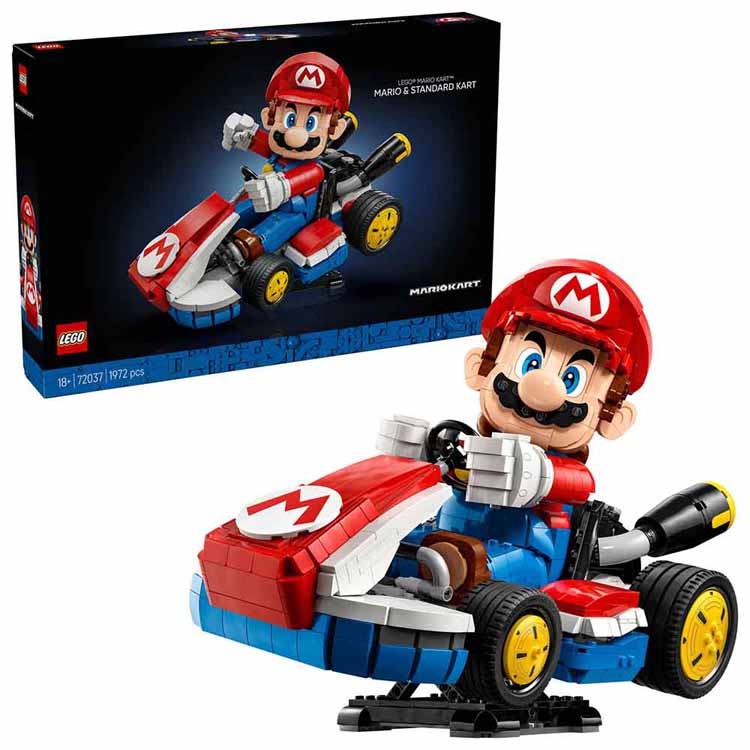 ◇大人向けのレゴ(R)スーパーマリオTM セット：スタンダードカートに乗ったマリオを組み立てることができます◇迫力たっぷり：頭と腕が動く可動フィギュアのマリオをのせたスタンダードカートが、ドリフトやスピード走行しているようにディスプレイできるスタンド付きです◇組み立てに夢中：高度な組み立てスキルを必要とするやりがいたっぷりなセットには、わかりやすい組み立て説明書が付属し、レゴ組み立て初心者にも安心してお楽しみいただけます◇スーパーマリオTM のホームデコ：スーパーマリオファンの自宅やオフィスのどこに飾っても迫力満点◇コレクターズアイテム：長年のスーパーマリオTM ファンへ、遊びと創造に浸りながら童心に戻れるひと時を贈りませんか◇LEGO(R) Builderアプリ対応セット：アプリではデジタル版組み立て説明書をご覧いただけます。また、立体表示されたモデルを拡大・回転しながら組み立て、途中で止めたところからいつでも再開できる3Dツール付きです◇レゴ(R)スーパーマリオTM シリーズ：クリエイティブな遊びを通して、心身の緊張を解きほぐすセットが種類豊富に揃っています◇サイズー（約）高さ22cm×長さ32cm×幅19cm/ピース数：1972●商品サイズ（cm）幅約55.5×奥行約37.8×高さ約8.7●商品重量約2.541kg●材質ABS樹脂●対象年齢18才以上（検索用：おもちゃ 玩具 ブロック プレゼント 誕生日 クリスマス インテリア マリカー ゲーム 大人レゴ 5702017816548）最強翌日配送対象商品に関するご案内 最強翌日配送対象商品・対象地域に該当する場合は最強翌日配送マークがご注文カゴ近くに表示されます。 最強翌日配送可能なお支払方法は【クレジットカード、代金引換、全額ポイント支払い】のみとなります。 下記の場合は最強翌日配送対象外となります。 ・15点以上ご購入いただいた場合 ・時間指定がある場合 ・ご注文時備考欄にご記入がある場合 ・決済処理にお時間を頂戴する場合 ・郵便番号や住所に誤りがある場合 ・最強翌日配送対象外の商品とご一緒にご注文いただいた場合 ・お届け先住所文字数が40文字以上の場合＼おすすめ特集＆人気商品！／ 手口拭き ベビーゲート 哺乳瓶
