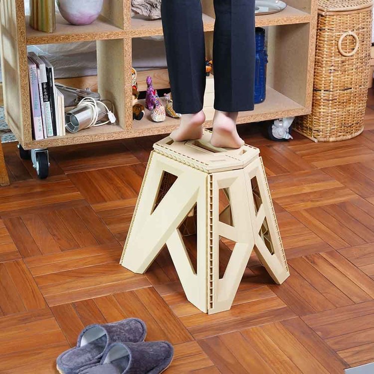 bclフォーダブルチェア 39cm チェア 耐荷重100kg 踏み台 脚立 折りたたみ キャンプ 車載 洗車 釣り アウトドア bcl タン ブラック mamababy-10207520 子育ての店 ベビー・キッズ サンプル画像3