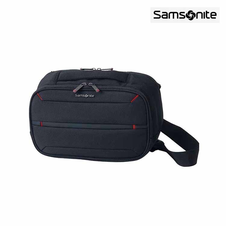 Samsonite - ショルダーバッグ ブラック SAMSONITE サムソナイト ビジネスバッグ 斜め掛け ショルダーバッグ 通勤用 仕事用 多機能 メンズ ブランド サムソナイト