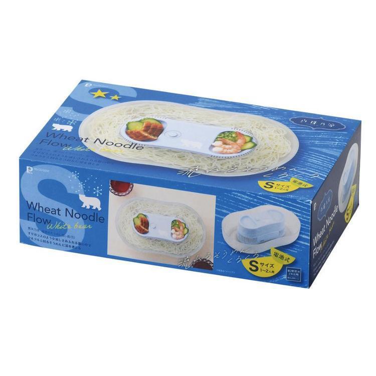 子育ての店 ベビー・キッズのパール金属 流しそうめん器 真珠乃涼 S 電池式 DD-8001流しそうめん器 そうめん流し器 回転式 シンプル S 電池式 組み立て簡単 家庭用 素麺 子供 パール金属｜アングル2