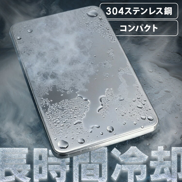 【期間限定★10％OFF】 ステンレス保冷剤 kc001-ch-si保冷剤 ステンレス保冷剤 保冷力 持続 軽量 アイスパック クーラーボックス 薄型 再利用 [2609SE]