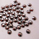 【メール便OK】円型アクリルストーン シルバー 4mm 20粒