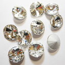 【メール便OK】高級ガラスファンシーストーン ビジューラインストーン21S クリスタル 18×18mm 10粒セット