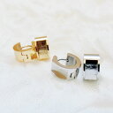フープ ピアス8 円 丸 シルバー ゴールド ステンレス素材 【DM便OK】 ハンドメイド☆手作りアクセサリー ジュエリー グルーデコ土台 【粘土 グルーデコ ...