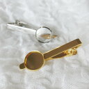 手作りジュエル【グルーデコアクセサリーの土台】ネクタイピン01 丸 ラウンド 16mm シルバー/ゴールド 合金素材【メール便OK】