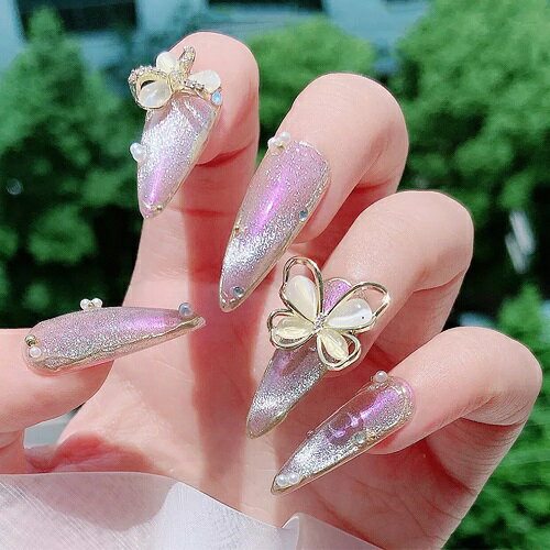ネイルアート ジェルネイル デコパーツ アクセサリー作りに Sale 101 Off 業務用 卸売 蝶々 パーツ ちょうちょ ネイル ゴールド シルバー 蝶 セルフネイル バタフライ ビジュー ストーン 全4色 1個