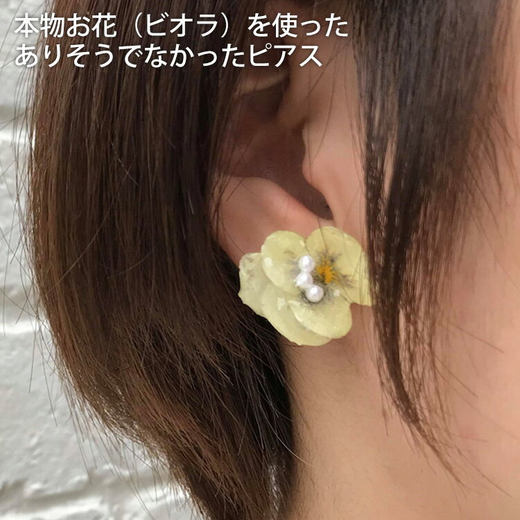 ビオラピアス❁¨̮ ビオラピアス❁¨̮