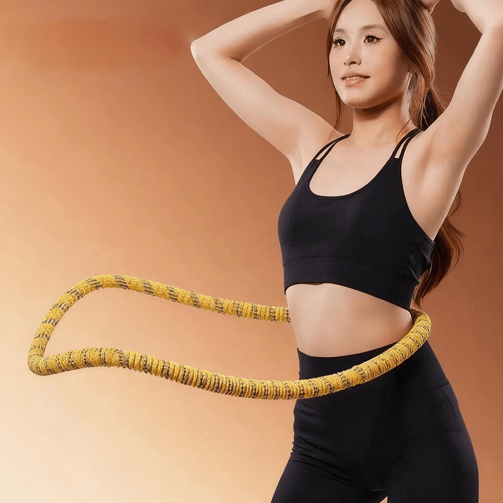 【全新アップグレード】フラフープ 静音 ソフト 人気 1.4KG フラフープダイエット用 三重構造で長期使用 男女兼用 室内外