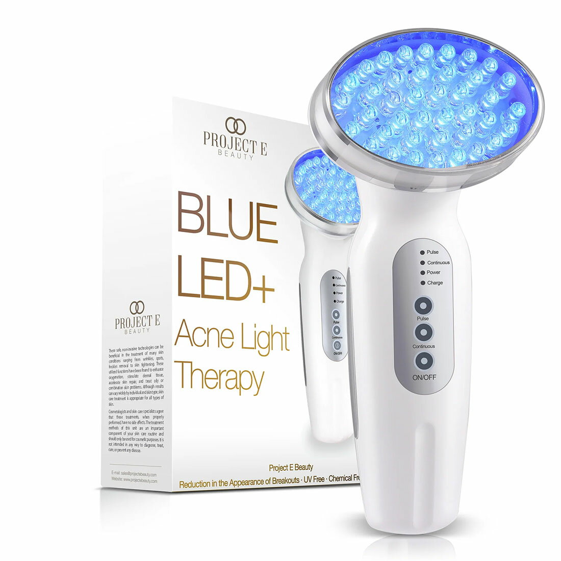 [Project E Beauty] Blue LED+ Acne Light Therapy 青色 LED+ ニキビ ライト セラピー(プロジェクト E ビューティ) PE012