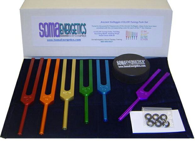 ե  Solfeggio Etheric Color Tuning Forks 顼塼ʡ6ܥå ޥʥƥ SomaEnergetics 