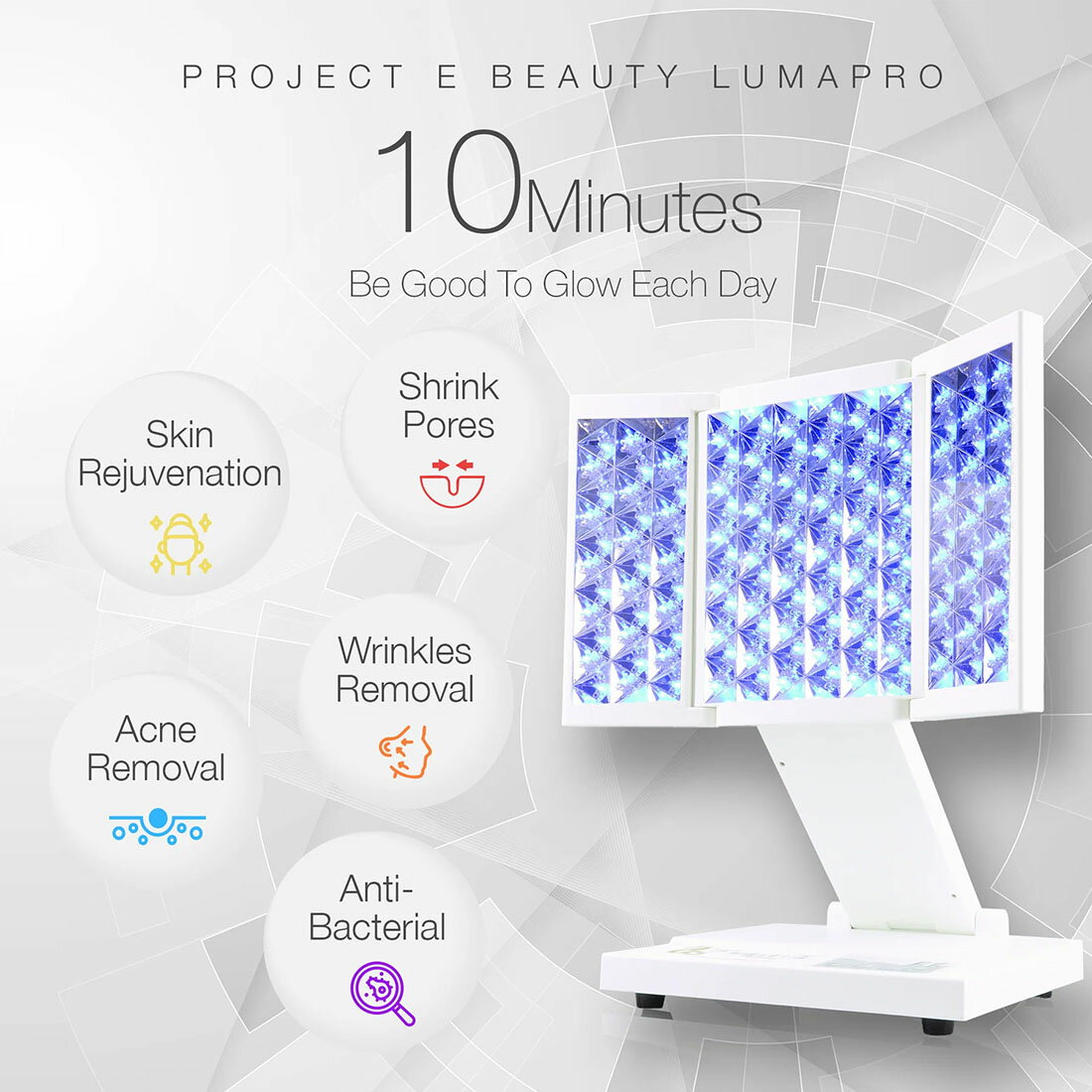 [Project E Beauty] ルマプロ プロLEDスキンケア ライトセラピー LumaPro Pro LED Skincare Light Therapy (プロジェクト E ビューティ) PE207 2