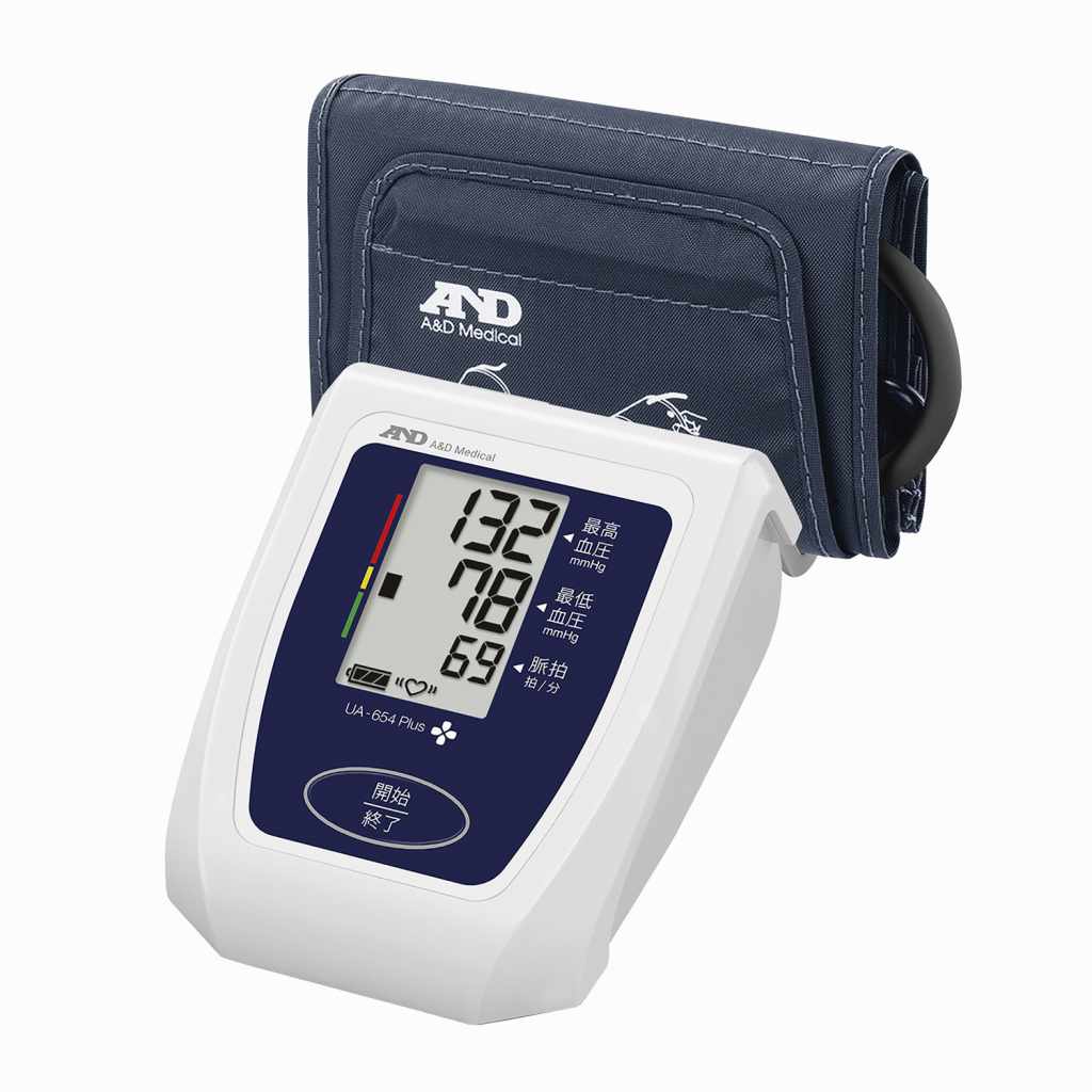 デジタル血圧計（上腕式） UA-654PLUS ●カフをすっきり収納。ACアダプタ付き血圧計。●コンセントから電源が取れるので、エコで経済的です。●製品サイズ：W106×D143×H67mm●重量：約240g管理医療機器（クラスII）229AHBZX00029000【新品・正規品・代引き不可】納期はメーカー在庫等を確認後、折り返しご連絡させていただきます。 また、初期不良品以外の返品は承ることができません。 ※メーカー欠品及び納期未定の場合には、やむを得ずキャンセル処理をさせていただく場合がございますことをご了承ください。