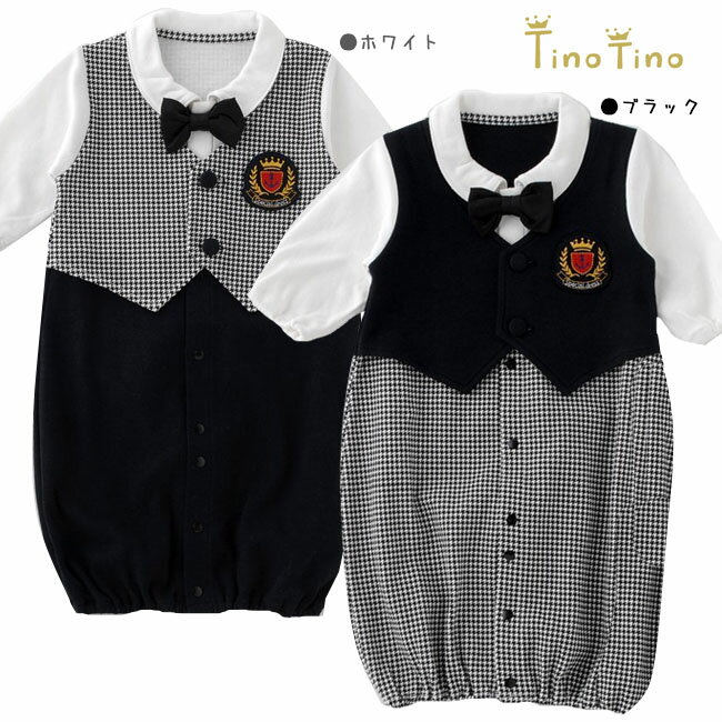 【20％OFFクーポン】入園式 子供服 男の子 50cm 60cm 新生児 ベビー カバーオール ティノティノ tino tino 長袖 フォーマルウエア ベビードレス 春夏秋冬 結婚式 パーティ お祝い 七五三 誕生日会 ギフト 出産祝い 卒園式 入学式 ツーウェイオール