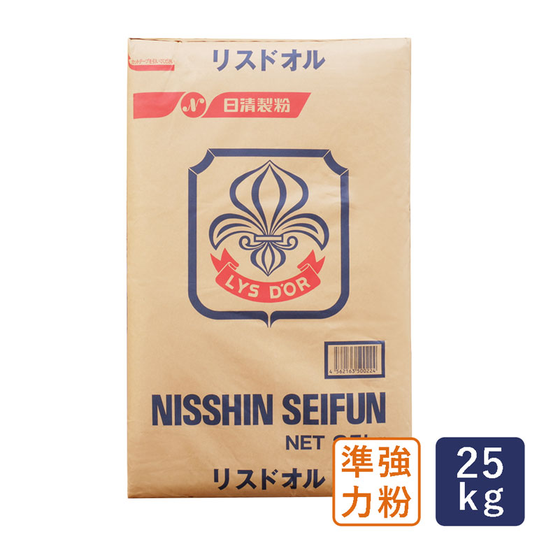 【ポイント10倍 5月16日AM9：59まで】 フランスパン用粉 準強力粉 リスドオル 25kg 日 ...