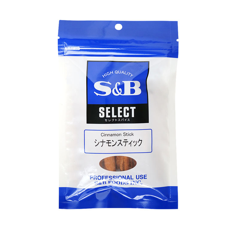 スパイス シナモンスティック SB 60g 【シナモン 肉桂 桂皮 エスビー SB S&B チャック袋 袋】シナモン_ パン作り お菓子作り 料理 手作り スイーツ 父の日 1