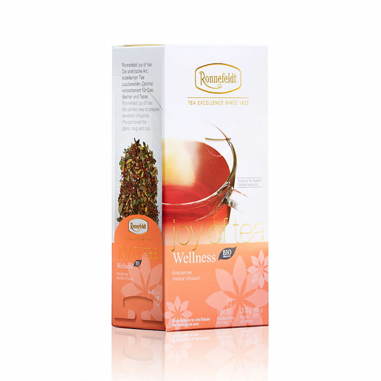 ロンネフェルト ジョイオブティー ウェルネス 3g×15 ハーブティー ティーバッグ_