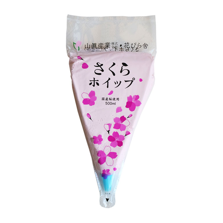 桜 ホイップクリーム さくらホイップ 山眞 500ml 季節限定_ パン作り お菓子作り 料理 手作り スイーツ 父の日