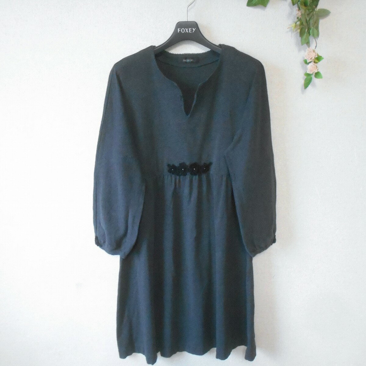 Rakuten - 【中古】インゲボルグ INGEBORG ワンピース 9 レディース お花 モチーフ 付き 日本製