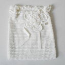 【中古】未使用 インゲボルグ INGEBORG 巾着 ニット モチーフ 付き