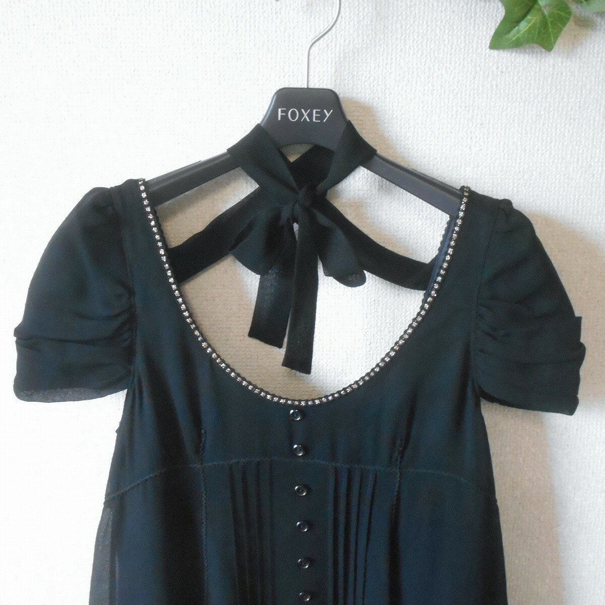 【中古】美品 ジルスチュアート JILL STUART ワンピース 2 レディース 夏 黒 シースルー