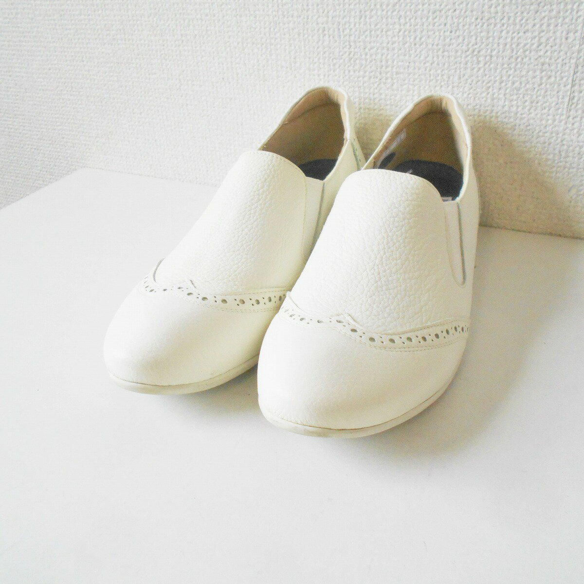 樂天商城 - 【中古】ブランブルー blanc/bleu レディース シューズ 22,5cm EEE スリッポン 日本製