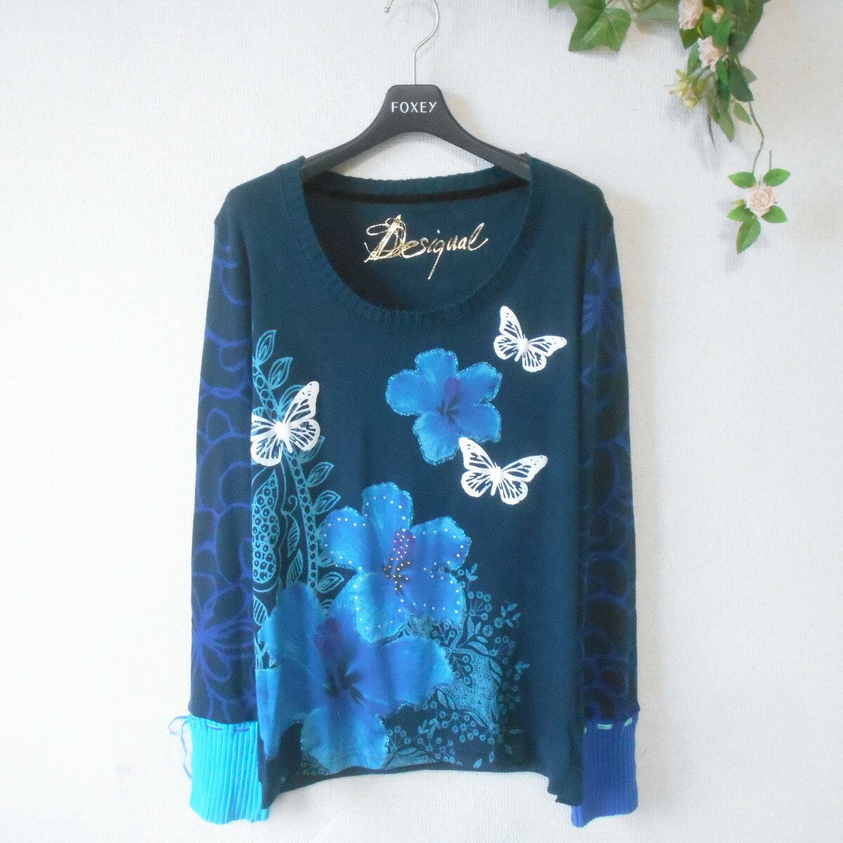 【中古】デジグアル Desigual トップス セーター カットソー 切替 レディース 秋 冬 春 L