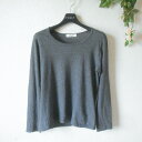 【中古】イチ アンティークス ICHI Antiquite’s ニットソー 薄手 セーター カットソー レディース 日本製