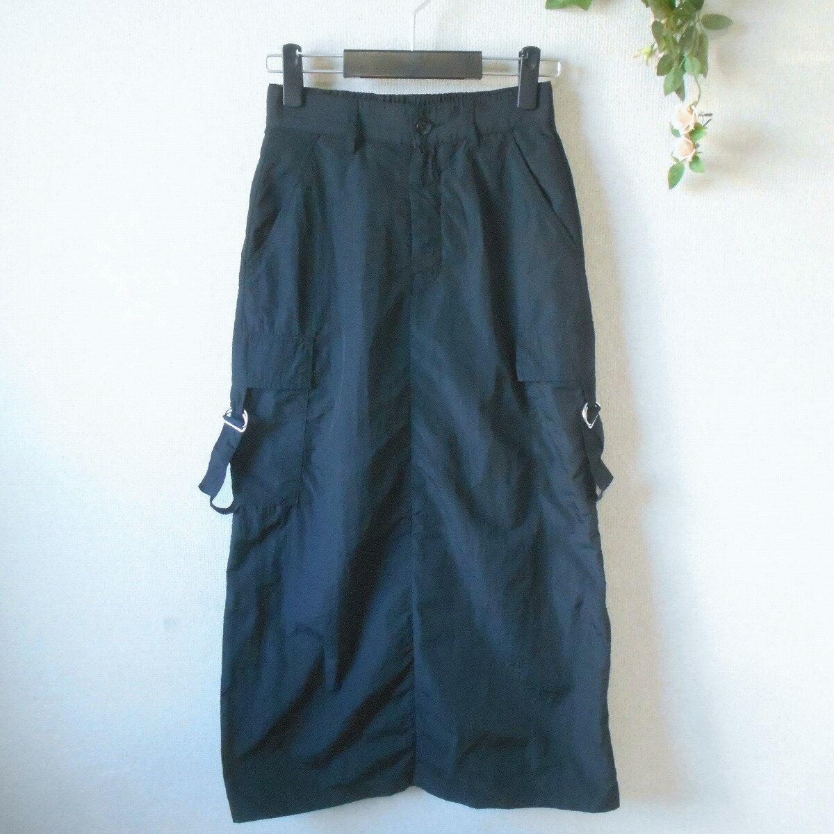 Rakuten - 【中古】アズール バイ マウジー AZUL by moussy スカート ロング 丈 レディース M 黒 春 秋