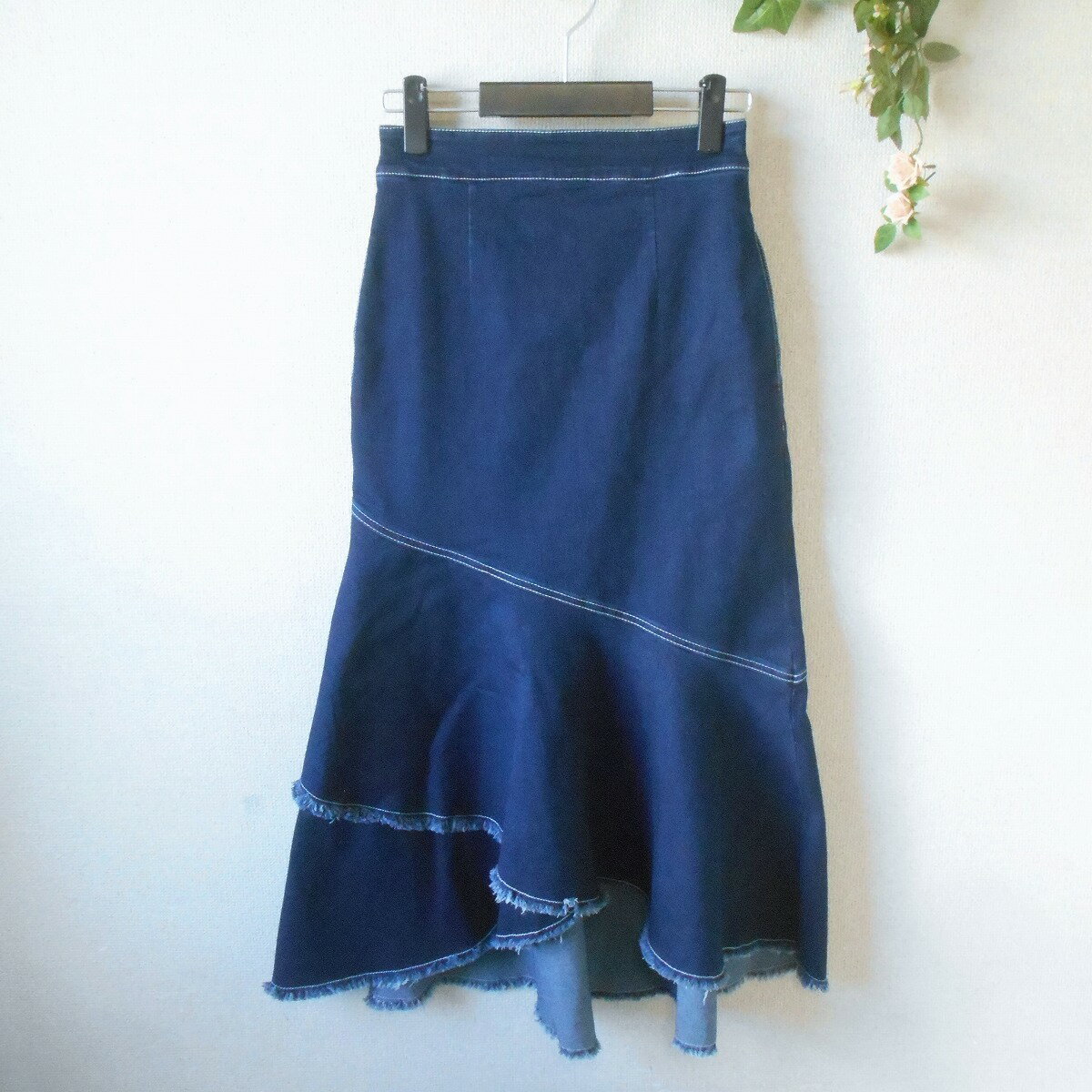 樂天商城 - 【中古】アズール バイ マウジー AZUL by moussy スカート デニム ロング 丈 レディース M オールシーズン