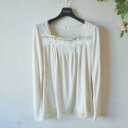 【中古】アールピーエス r.p.s カットソー 長袖 レディース L レース フリル(4)