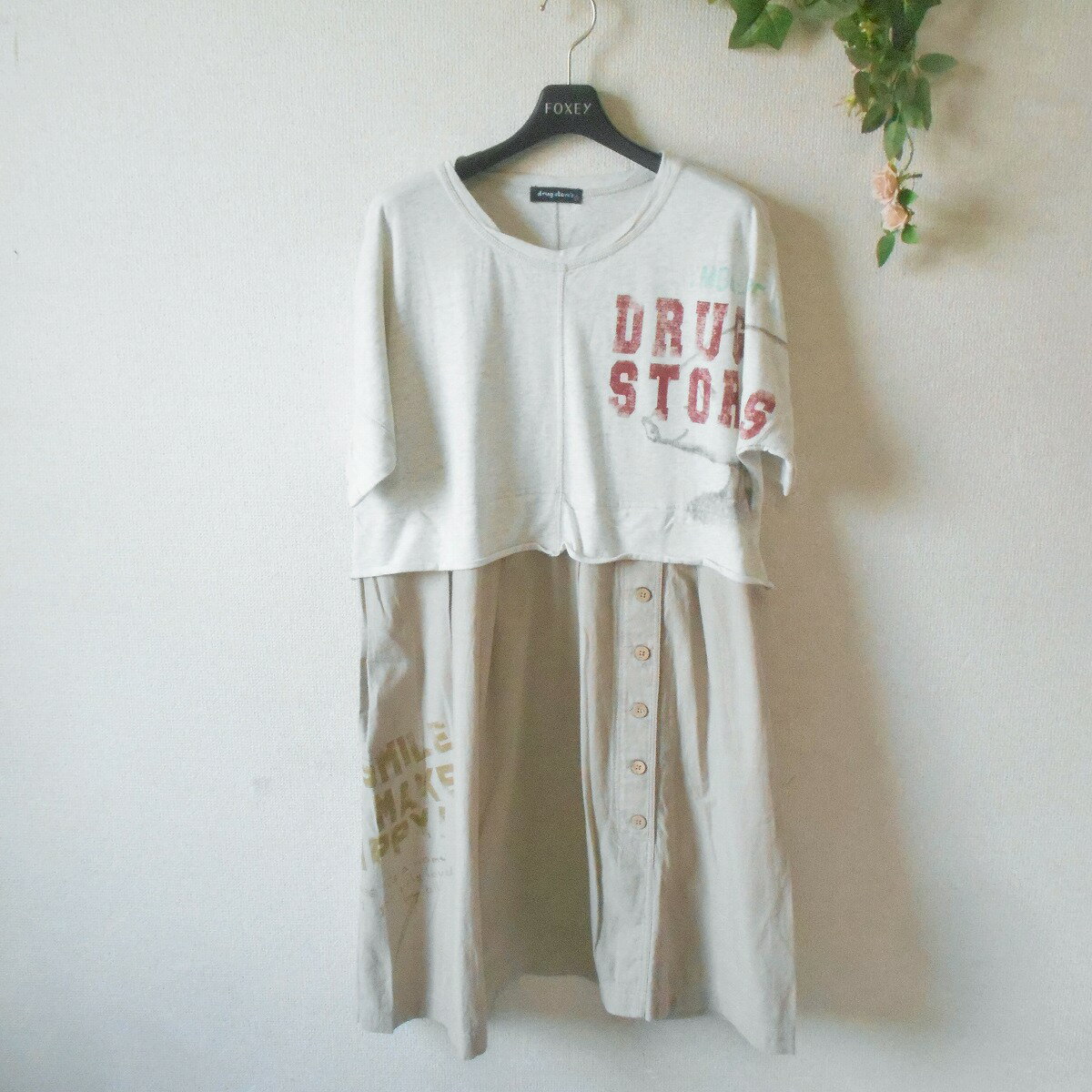 樂天商城 - 【中古】ドラッグストアーズ DRUG STORES ワンピース 3 レディース 夏 上下 セットアップ 風