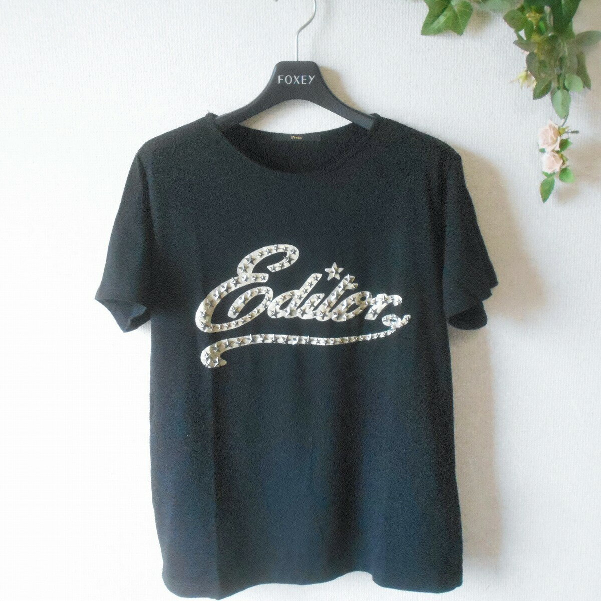 【中古】プライア Praia Tシャツ カットソー レディース スタッズ 付き