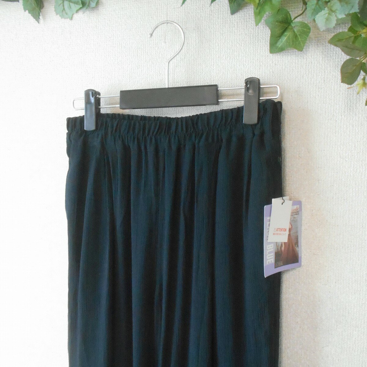 【中古】新品 タグ付き フラッシュブルー FLASH BLUE パンツ L レディース 春 夏 しまむら 未使用