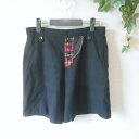 【中古】スナオクワハラ sunao kuwahara キュロット パンツ M 秋 冬 ウール 100% レディース ボタンフライ 日本製