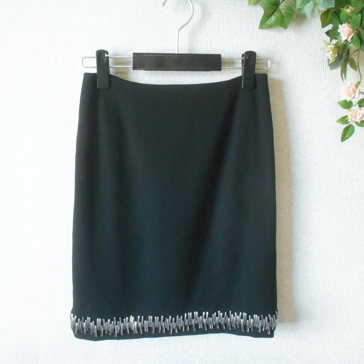 【中古】マイケル MICHAEL マイケルコース MICHAEL KORS オンワード 樫山 スカート 2 秋 冬 装飾付き