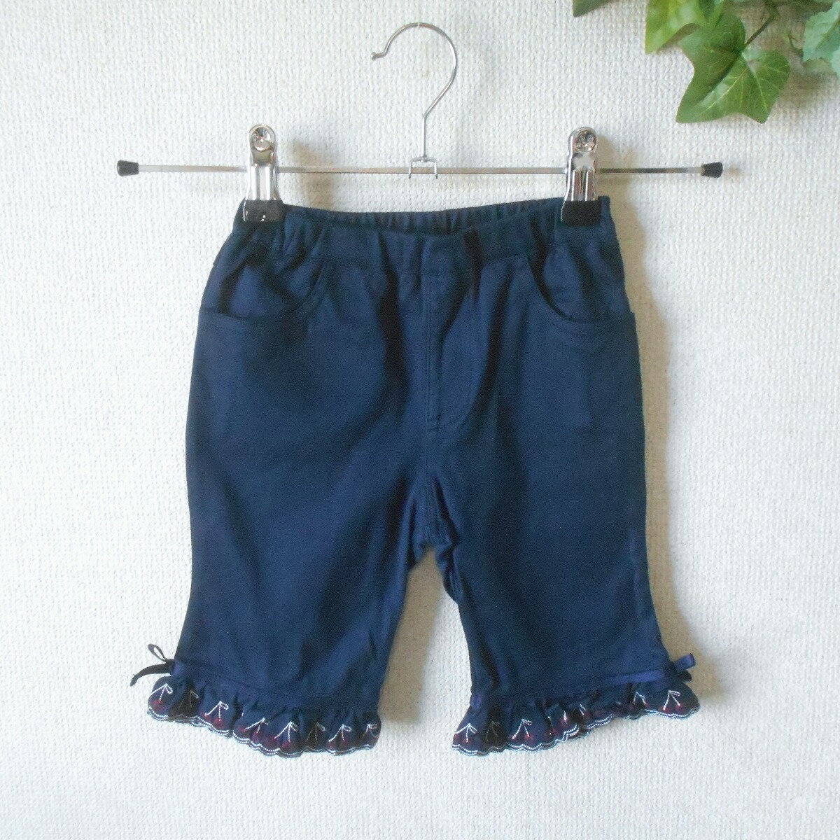 Rakuten - 【中古】組曲 KUMIKYOKU クミキョク パンツ BM ベビー キッズ 子供服 女の子 パンツ 夏 チェリー 刺繍