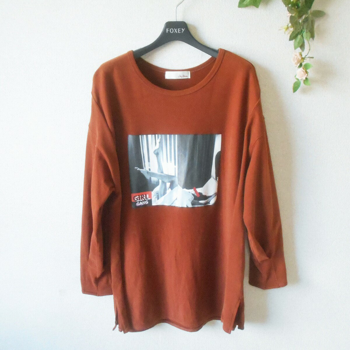 Rakuten - 【中古】リリーブラウン Lily Brown チュニック ワンピース レディース F ゆったり シルエット 秋 冬 春