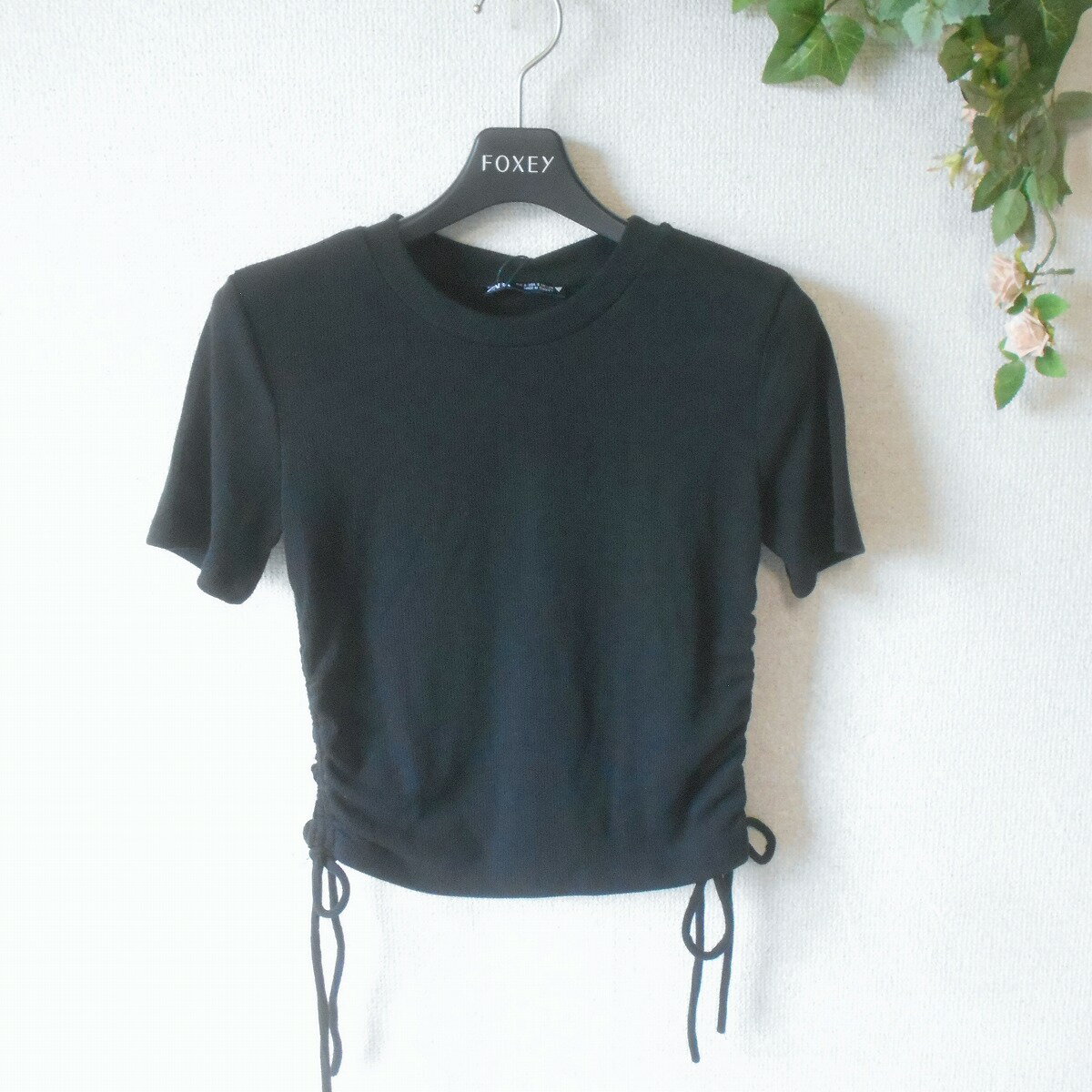 Rakuten - 【中古】新品 タグ付き ZARA ザラ ニットソー カットソー レディース S 夏 未使用