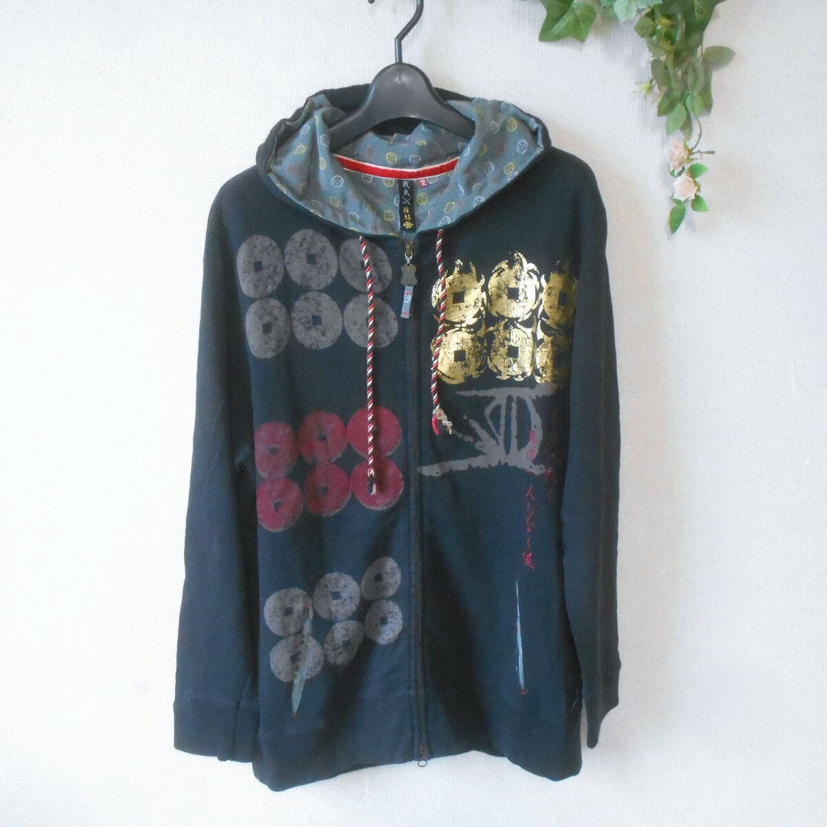 MIYAMUSUBI 雅結×戦武コラボ和柄パーカー Lサイズ 長期保管 新品 2025年最新戦武 雅結 前田慶次の人気アイテム - メルカリ