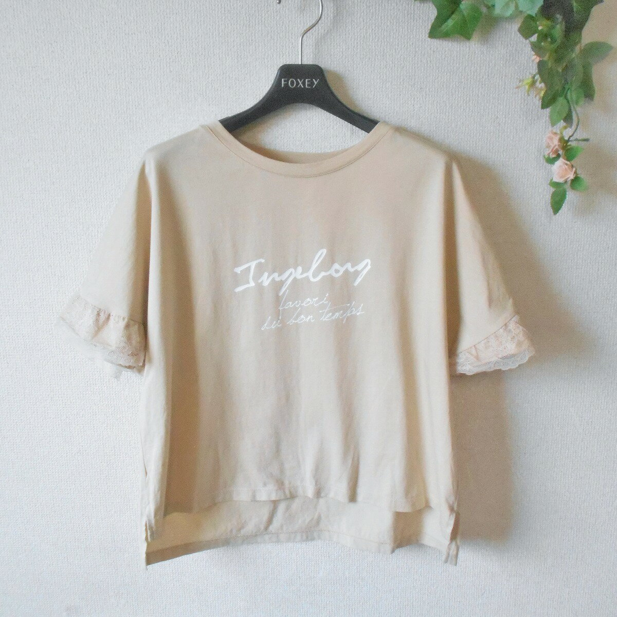Rakuten - 【中古】インゲボルグ INGEBORG カットソー 袖口 レース レディース 11