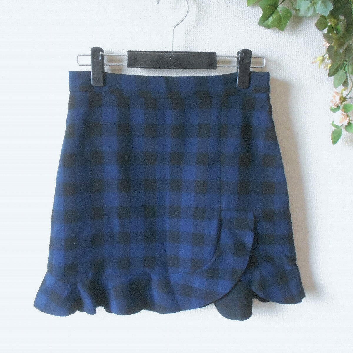 Rakuten - 【中古】ザラ ウーマン ZARA WOMAN スカート M 秋 冬 レディース チェック 裾 フリル