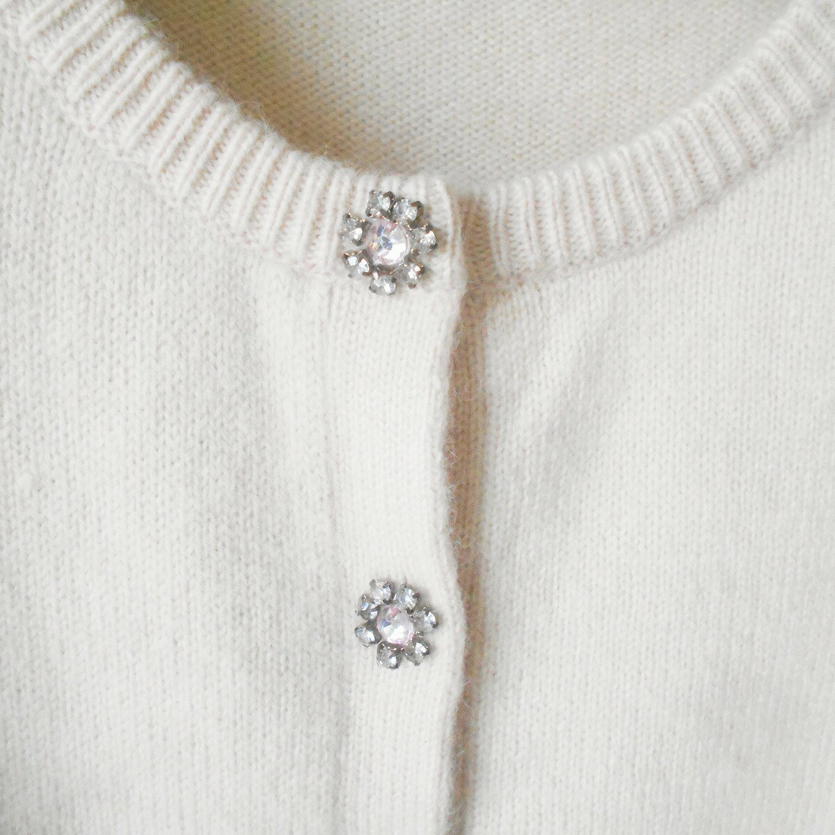 【中古】アプワイザー リッシェ Apuweiser-riche ニット カーディガン レディース 2 秋 冬 キラキラ ボタン